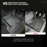 5D Front Row Car Floor Mats for Toyota Land Cruiser 79 Series LC79 Dual Cab 2012-Onwards