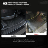 5D Car Floor Mats for Toyota LandCruiser Prado 150 Series 7 Seats 2009-Onwards