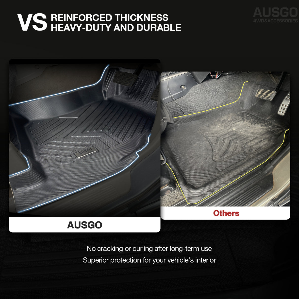 5D Car Floor Mats for Nissan Patrol GU Y61 1997-2015