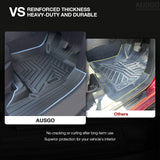 5D Car Floor Mats Boot Liner for ISUZU MUX MU-X 2021-Onwards