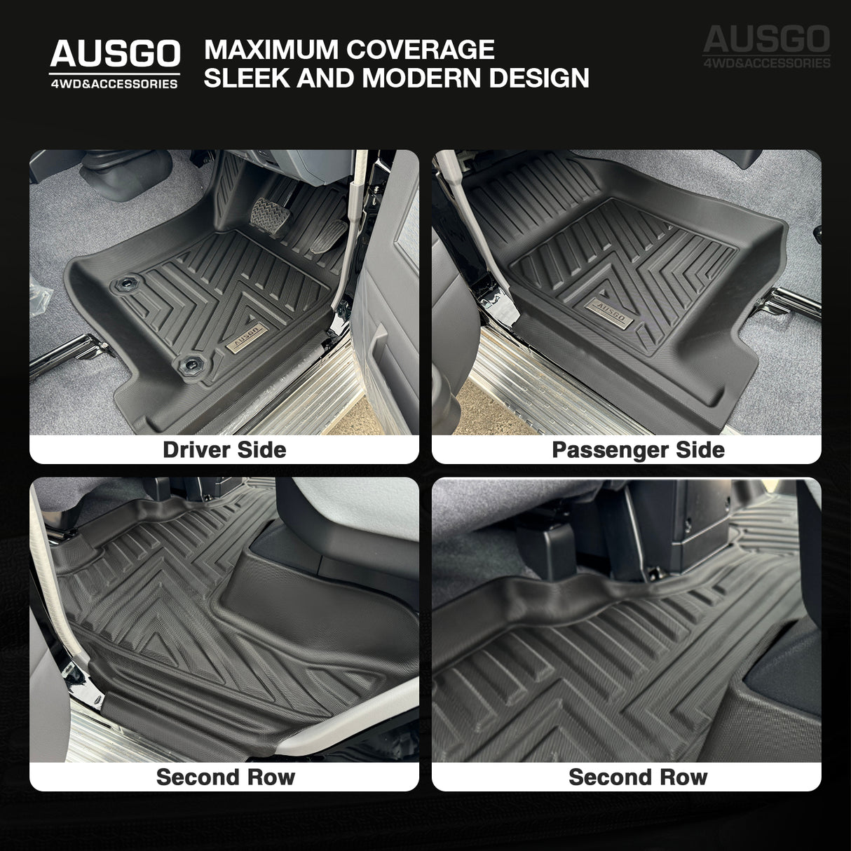 5D Car Floor Mats for Toyota LandCruiser 76 LC76 2023-Onwards