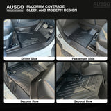 5D Car Floor Mats for Mitsubishi Triton MV Next-Gen Dual Cab 2024-Onwards