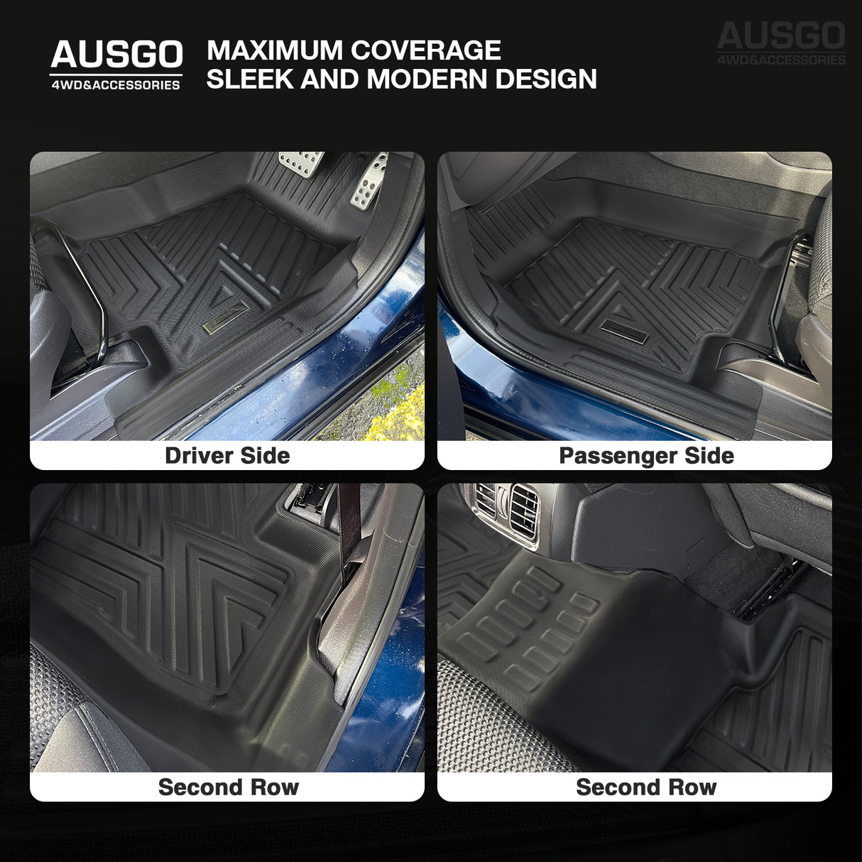 5D Car Floor Mats + Cargo Mat for Ford Falcon FG ecoLPi Series 2008-2014