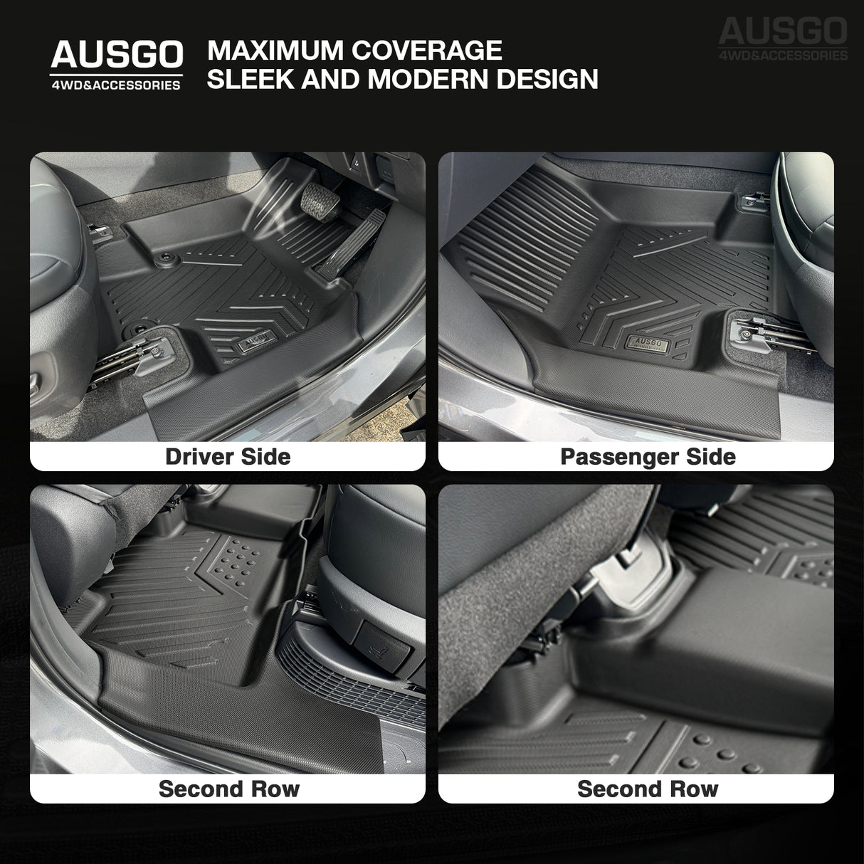 5D Car Floor Mats for Toyota Kluger 2021-Onwards