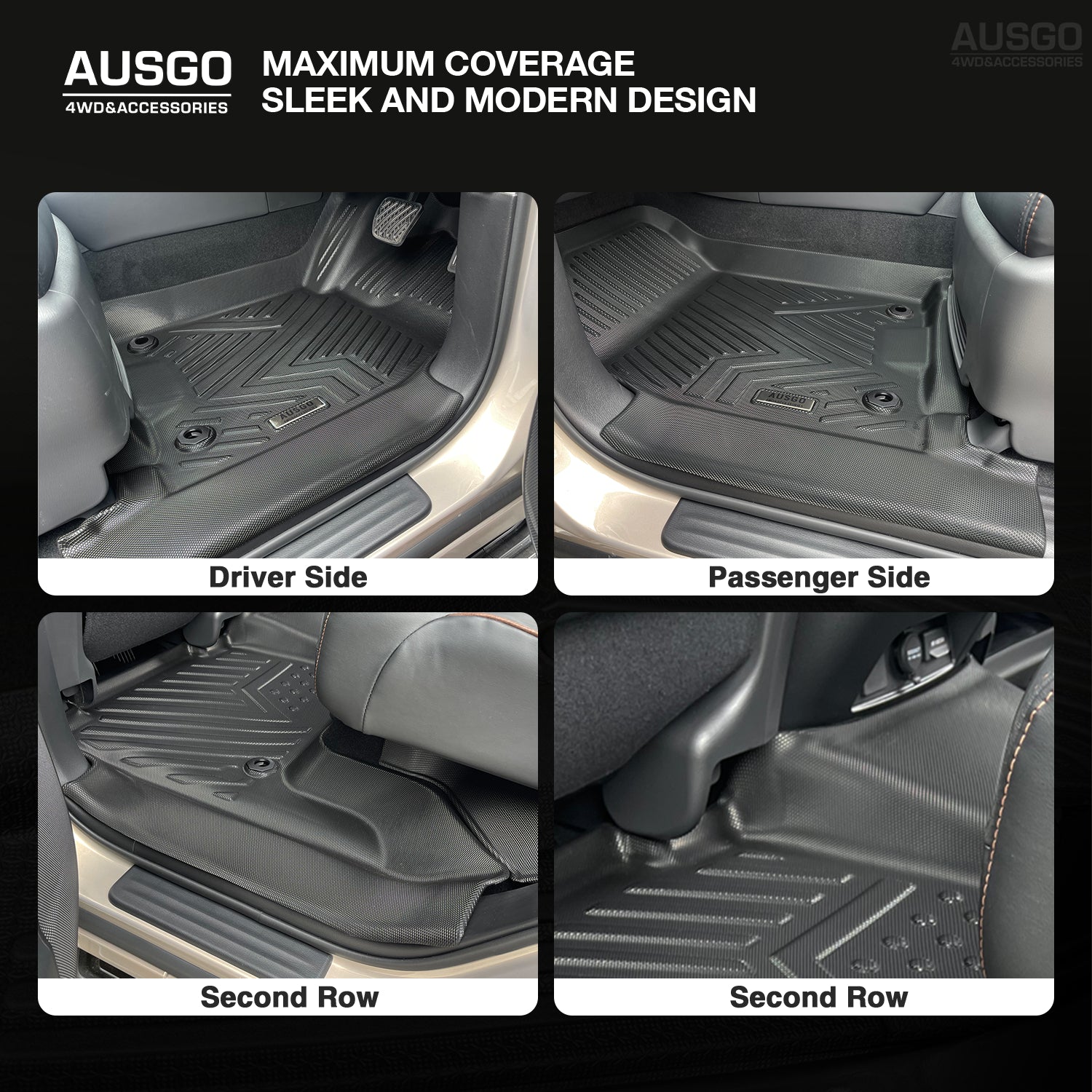 5D Car Floor Mats for Nissan Patrol Y62 2012-Onwards