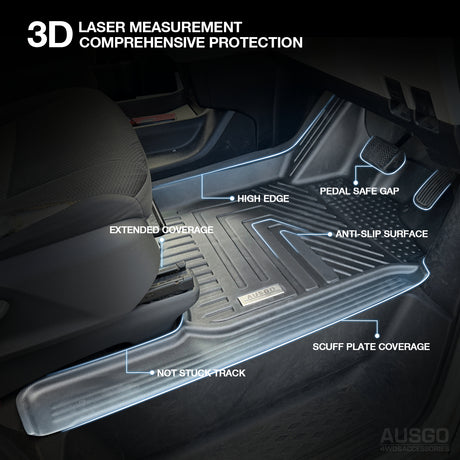 5D Car Floor Mats for Toyota Hiace 2019-Onwards