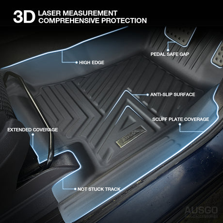 5D Car Floor Mats + Cargo Mat for Ford Falcon FG ecoLPi Series 2008-2014