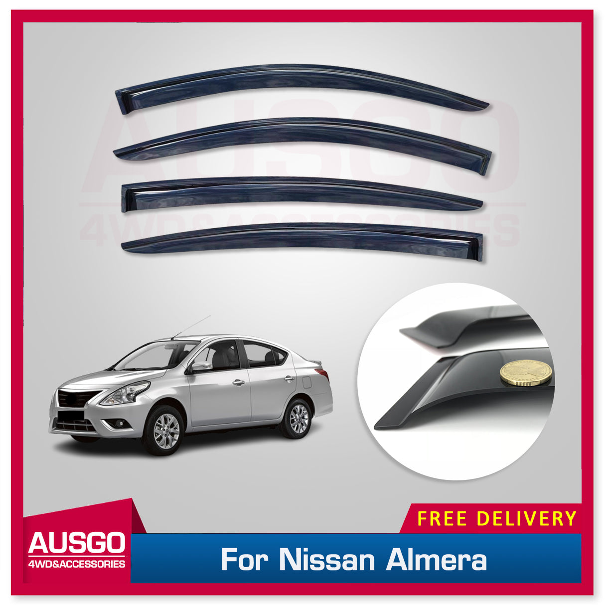 Weather Shields for Nissan Almera