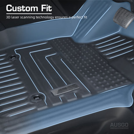 5D Moulded TPE Car Floor Mats for Toyota Vellfire 2015-2024