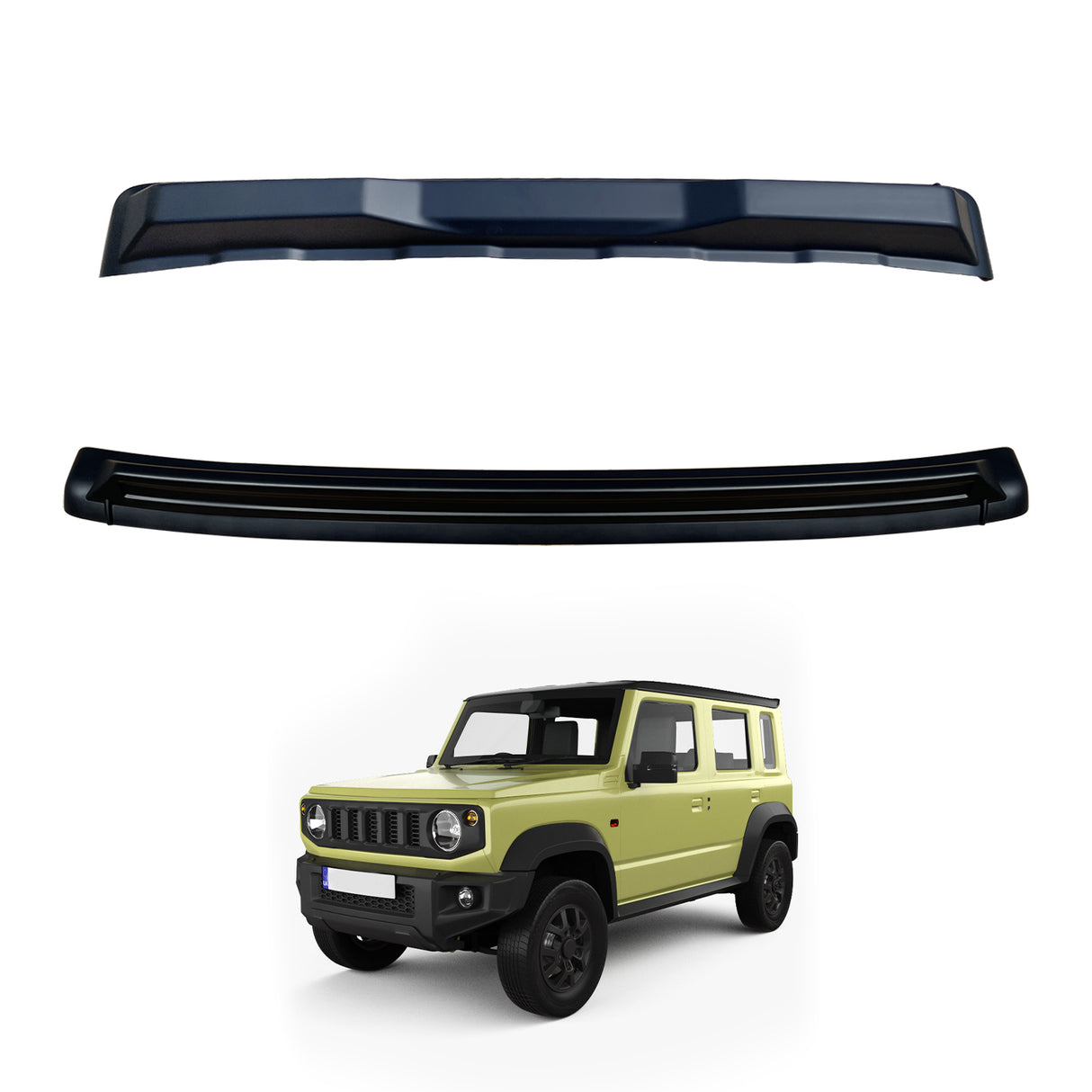 Bonnet Protector + Rear Roof Spoiler Deflector Spoilers Wing Lip for Suzuki Jimny 2018-Onwards