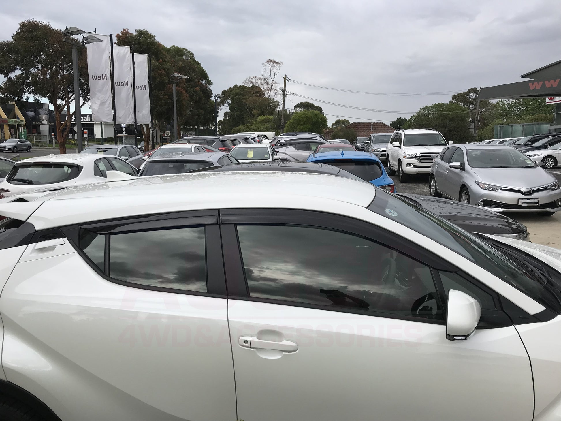 Injection Weather Shields for Toyota CHR 2016-2024