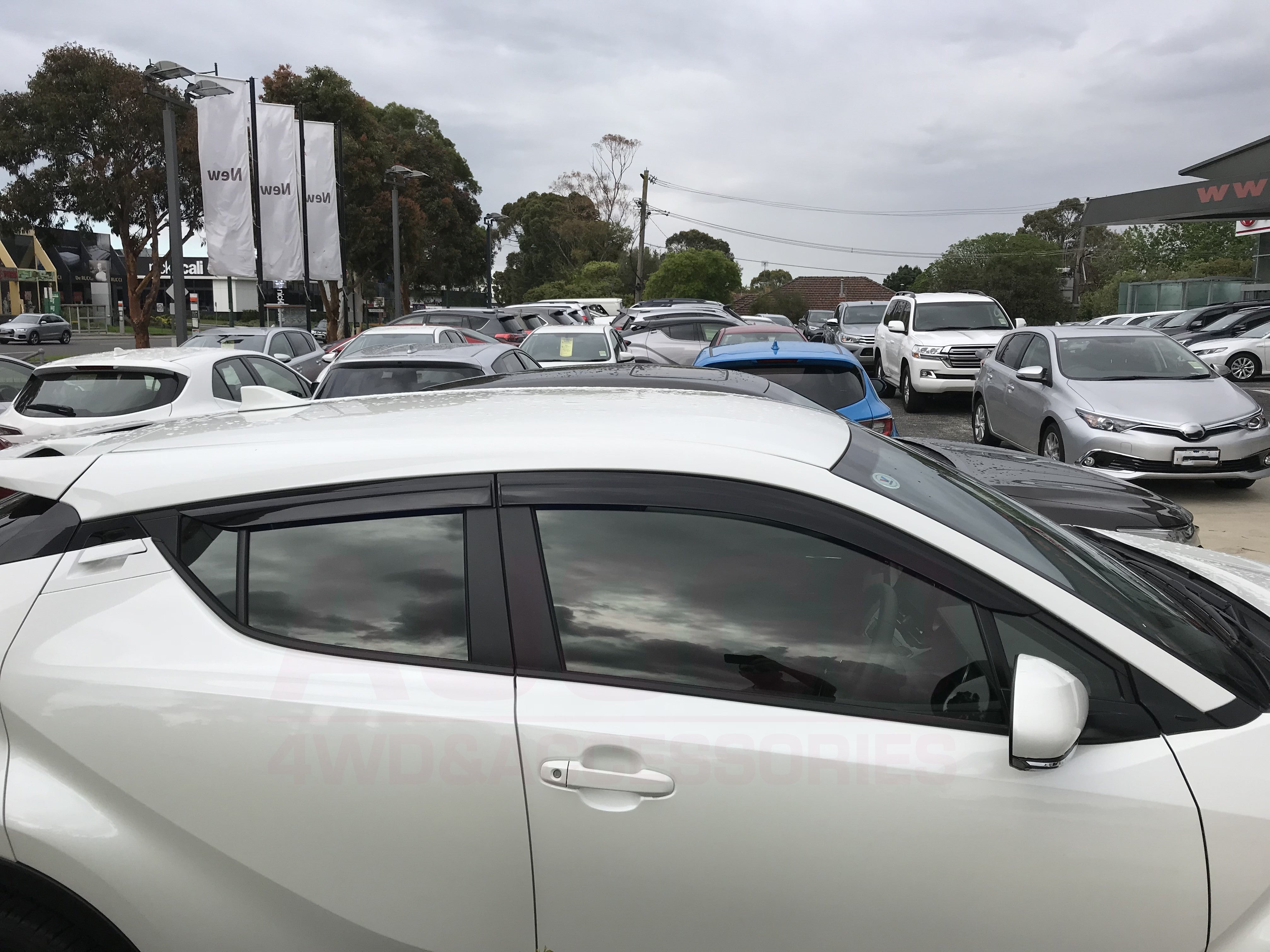 Injection Weather Shields for Toyota CHR 2016-2024