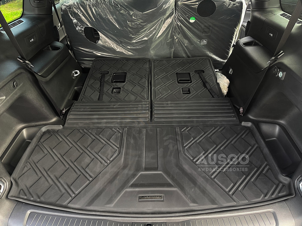 5D Moulded Car Floor Mats for Jeep Grand Cherokee L WL Series 7 Seats 2021-Onwards