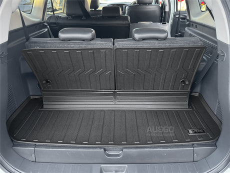 3D TPE Cargo Mat for Mitsubishi Pajero Sport 2015-Onwards 7 Seats Boot Mat Boot Liner Trunk Mat Detachable 3PCS