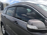 Stainless Trim Weather Shields for Honda CRV CR-V 2007-2011