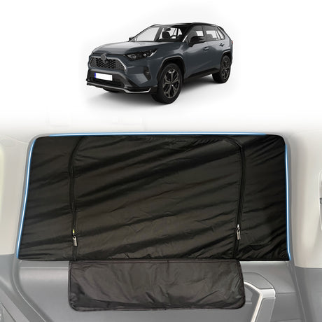 Rear 2PCS Camping Window Sox Sun Shade with Storage Bag Sunshade for Toyota RAV4 2019-Onwards