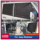 Car Window Sox Sun Shade for Jeep Gladiator 2020-Onwards 4PCS