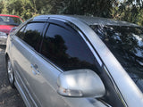 Stainless Trim Weather Shields for Toyota Aurion 2006-2011