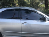 Stainless Trim Weather Shields for Toyota Camry 2006-2012