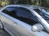 Stainless Trim Weather Shields for Toyota Camry 2006-2012