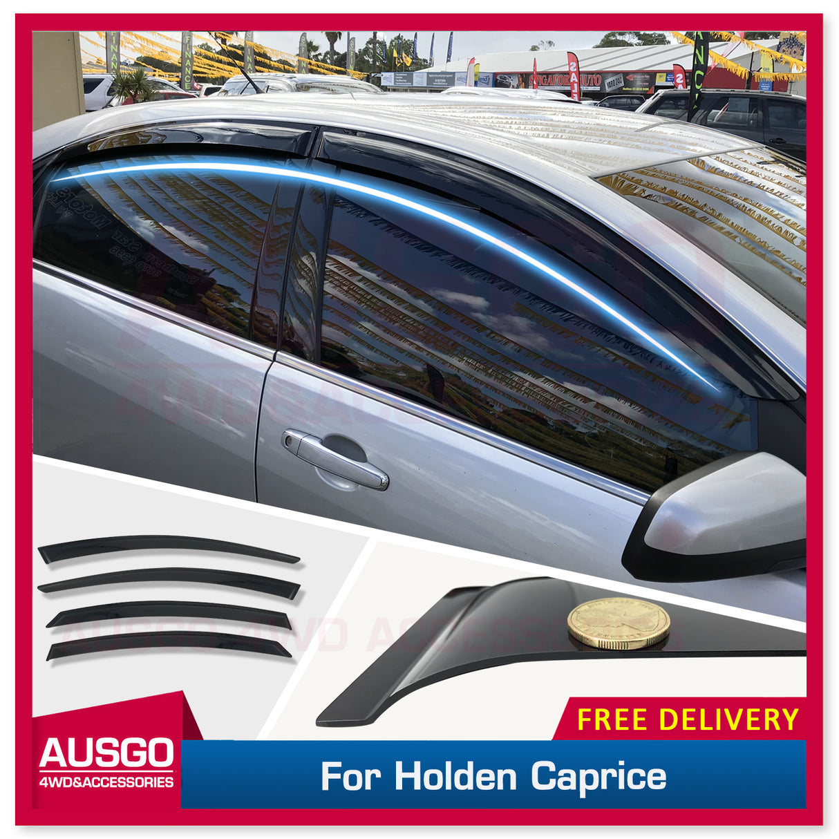 Weather Shields for Holden Caprice WM WN Series 2006-2017