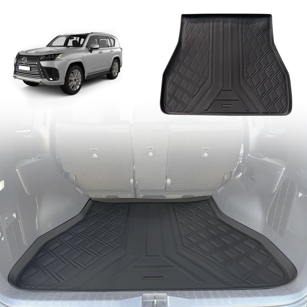 Boot Liner for LEXUS LX500d LX600 2021-Onwards 5 Seater