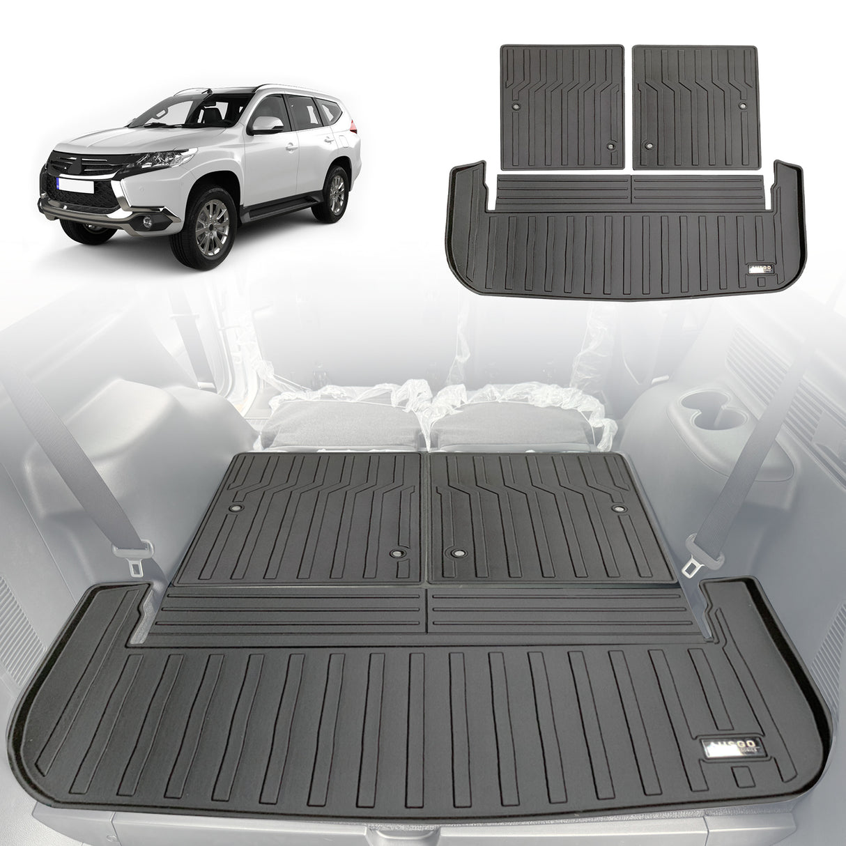 Boot Liner for Mitsubishi Pajero Sport 2015-Onwards 7 Seats