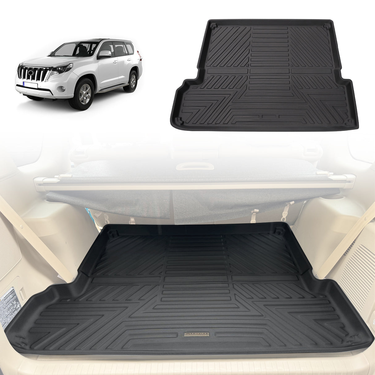 Boot Liner for Toyota Landcruiser Prado 150 Series 7 Seats 2009-Onwards