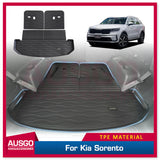 PRE-ORDER 3D TPE Cargo Mat for KIA Sorento MQ4 Series 2020-Onwards  Boot Mat Boot Liner Trunk Mat Detachable 3PCS