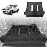 Boot Liner for Toyota LandCruiser Prado 120 Series 2003-2009 With Inner Rear Step Panel Covered