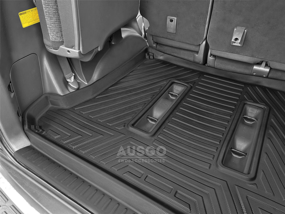 Boot Liner for Toyota LandCruiser Prado 120 Series 2003-2009 With Inner Rear Step Panel Covered