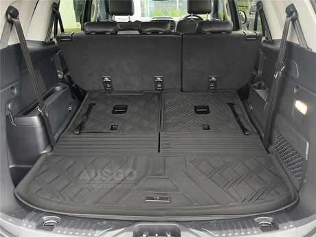 3D TPE Cargo Mat for Ford Everest Next-Gen 7 Seats 2022-Onwards Boot Mat Boot Liner Trunk Mat Detachable 3PCS