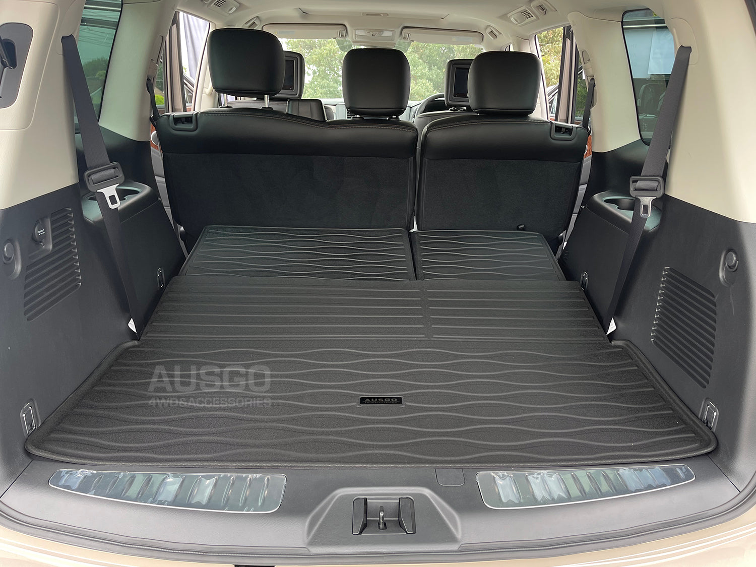 Double-Layer Car Floor Mats for Nissan Patrol Y62 2012-Onwards