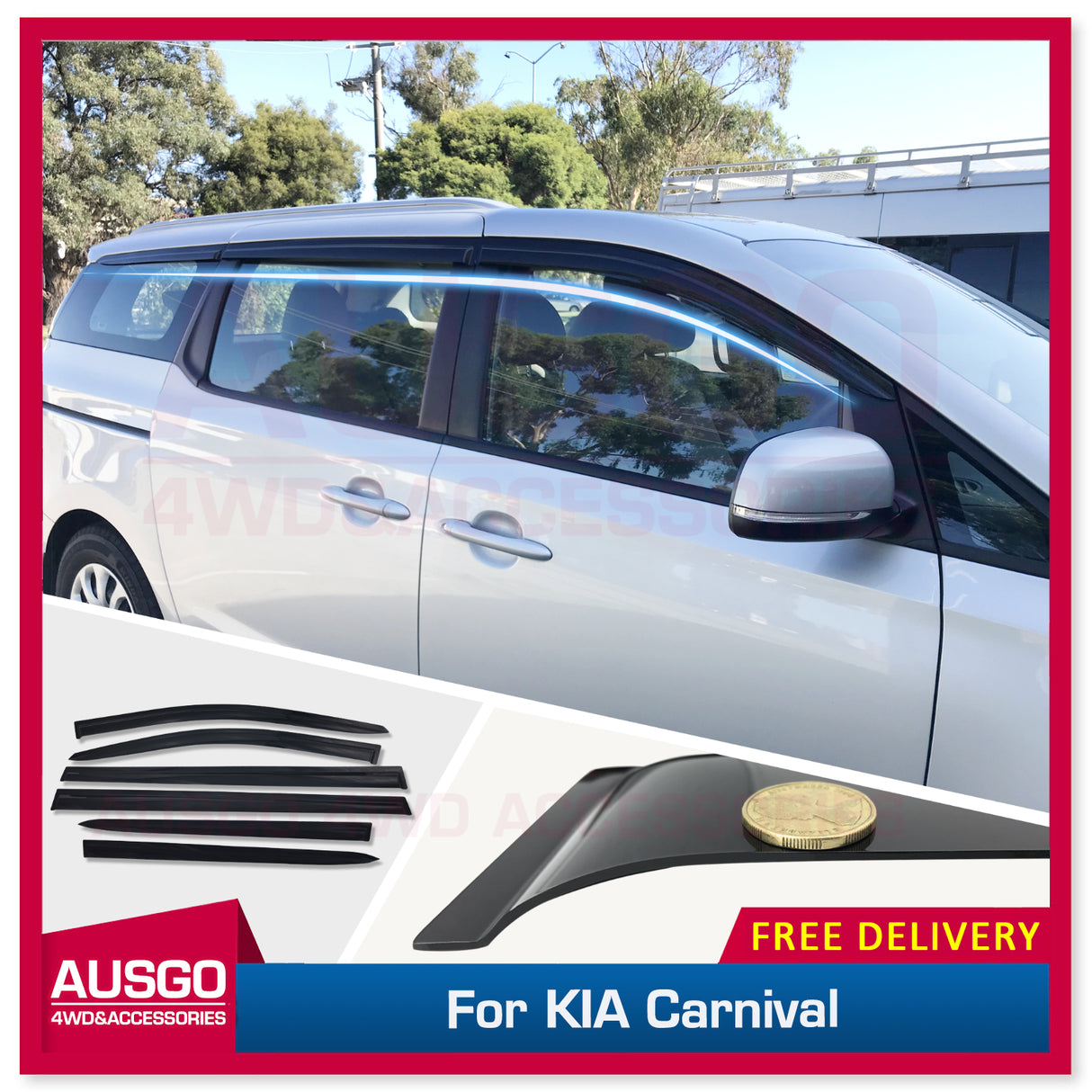 Weather Shields for KIA Carnival YP Series 2014-2020