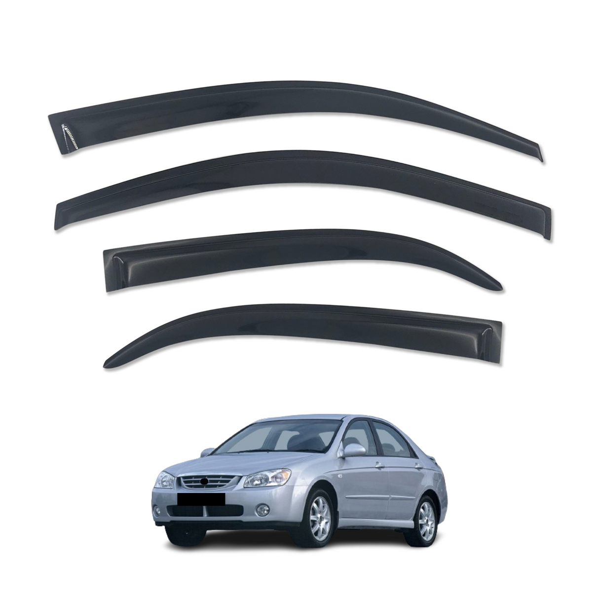 Weather Shields for KIA Cerato LD Sedan 2004-2008