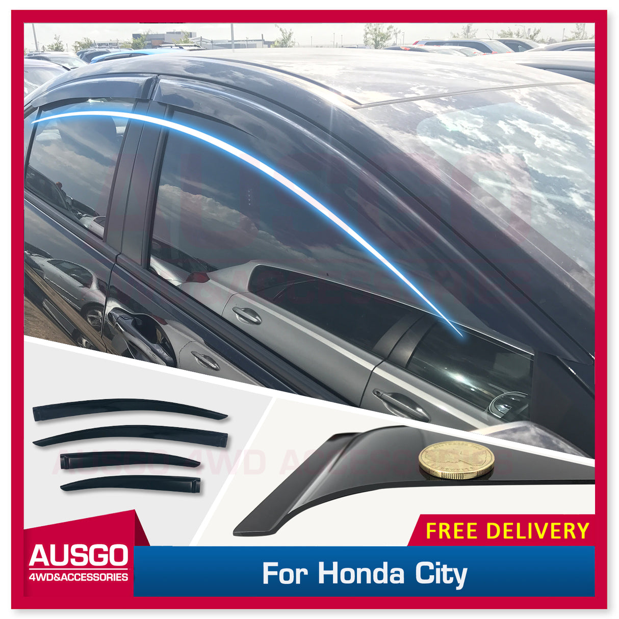 Weather Shields for Honda City 2014-Onwards