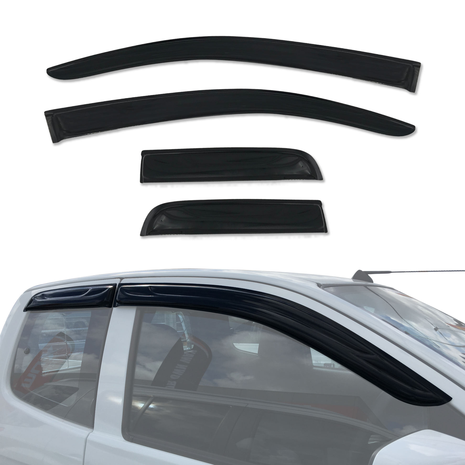 Luxury Weather Shields for Holden Colorado RG Series Extra Cab 2012-Onwards