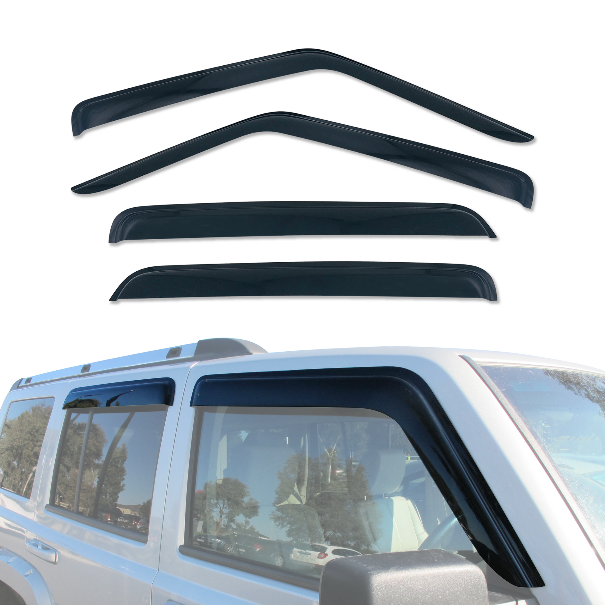 Weather Shields for Jeep Commander XH Series 2006-2011