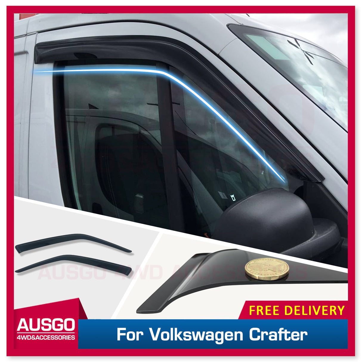 Weather Shields for Volkswagen Crafter 2006-2016