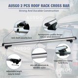 1 Pair Aluminum Cross Bar for Holden Captiva 2006-2021 with raised rail Luggage Carrier Roof Rack
