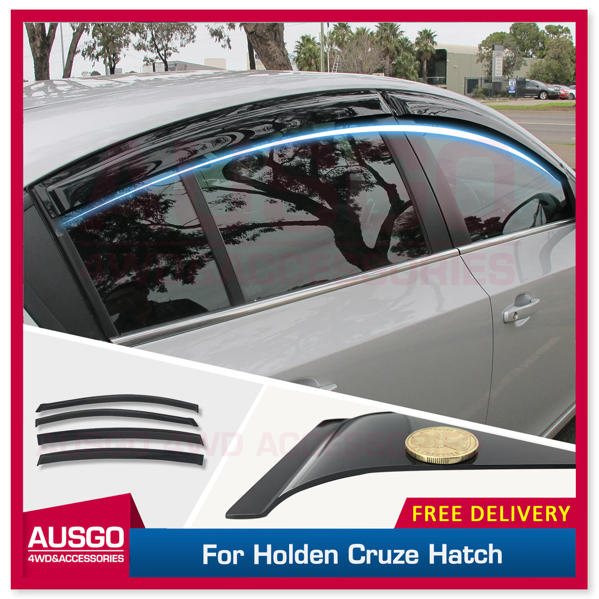 Weather Shields for Holden Cruze Hatch 2011-2016