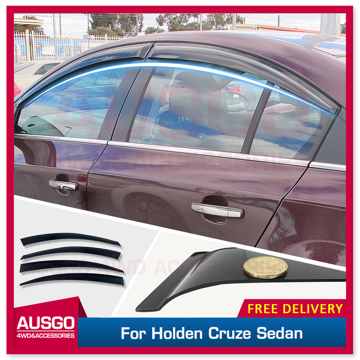 Weather Shields for Holden Cruze Sedan 2009-2016