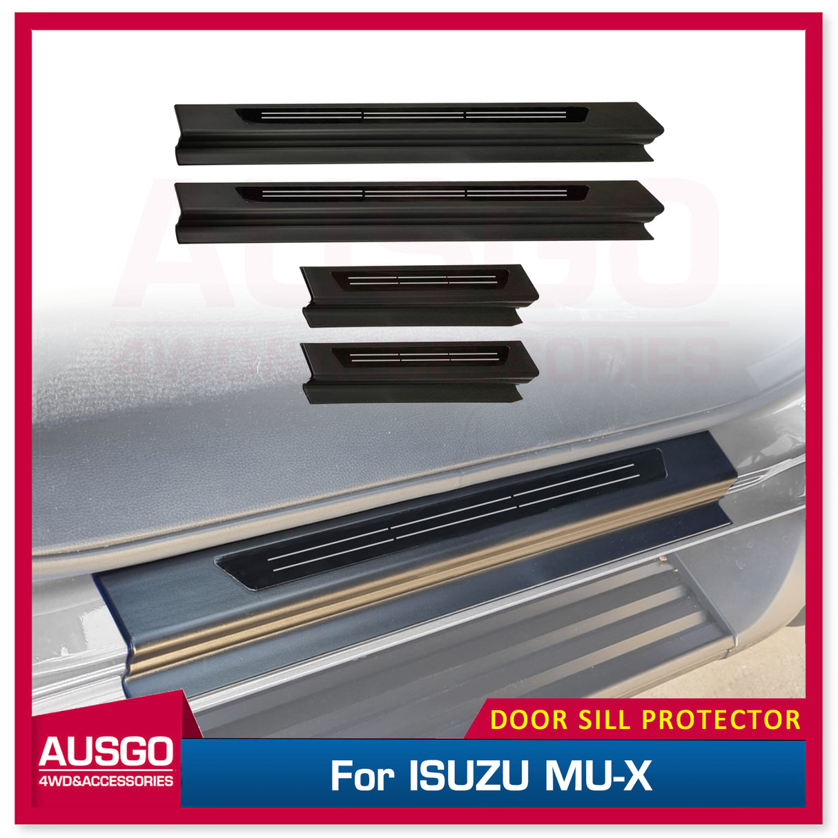 For ISUZU MUX MUX 2021Onwards Scuff Plate Door Sill Door Sills Prote
