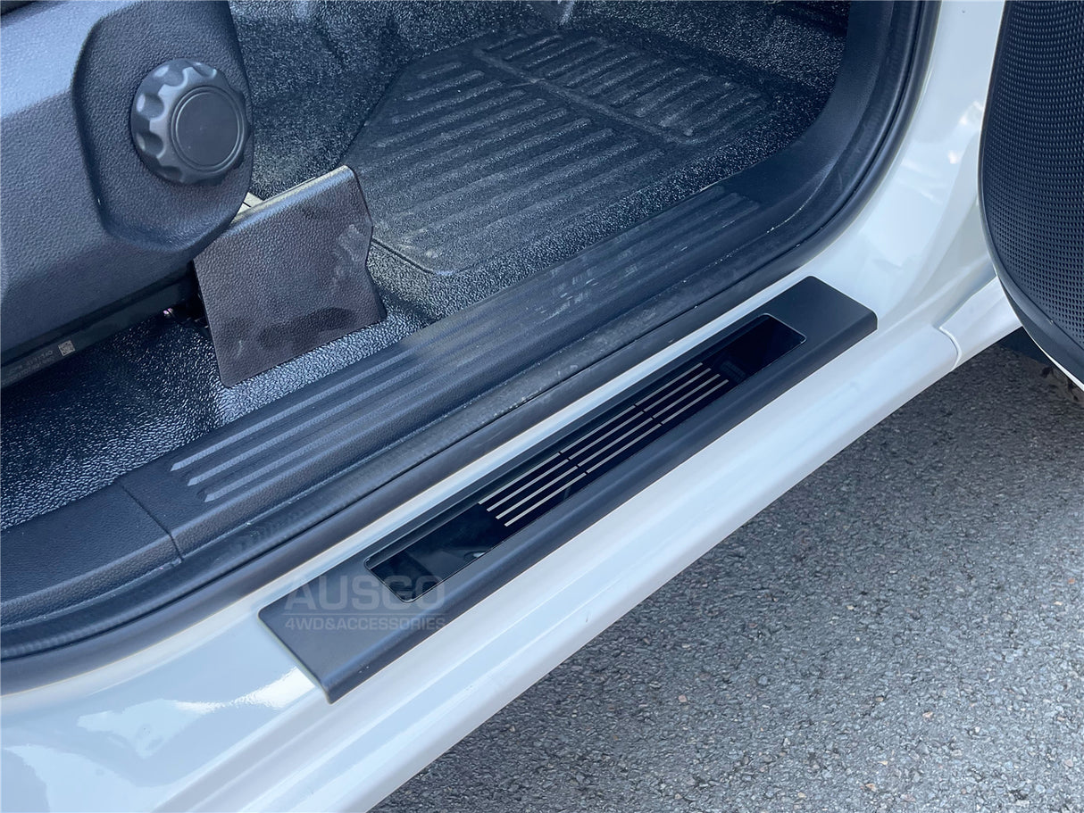 Double-Layer Car Floor Mats + Door Sill Protector for Volkswagen Amarok Next-Gen NF Dual Cab 2023-Onwards