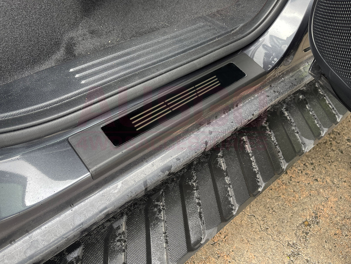 Double-Layer Car Floor Mats + Door Sill Protector for Volkswagen Amarok Next-Gen NF Dual Cab 2023-Onwards