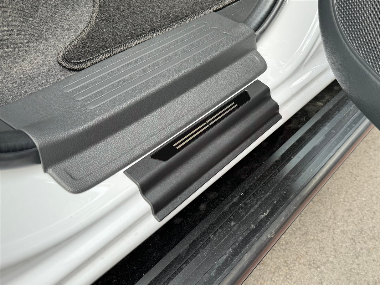 ABS Door Sill Protector for Mitsubishi Triton MQ MR Series Dual Cab 2015-2024