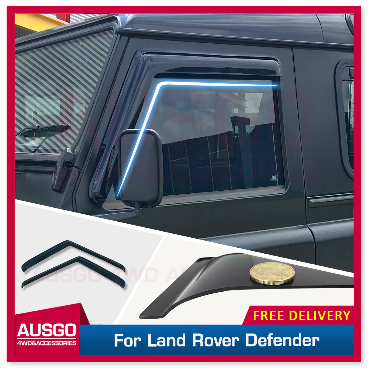 Weather Shields for Land Rover Defender 1993-2019