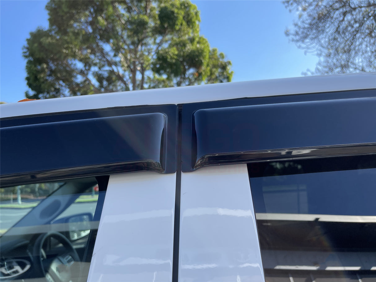 Luxury Weather Shields for RAM 1500 DS Series Crew Cab 2017-2022 Weathershields Window Visors