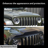 4PCS Wide Type Luxury Weather Shields + Bonnet Protector for Jeep Wrangler JL Series 2018-Onwards Weathershields Window Visors