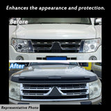 Luxury Weather Shields + Bonnet Protector for Mitsubishi Pajero 2007-2020